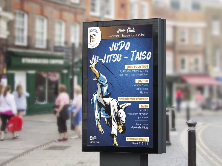 Street Billboard PSD MockUp